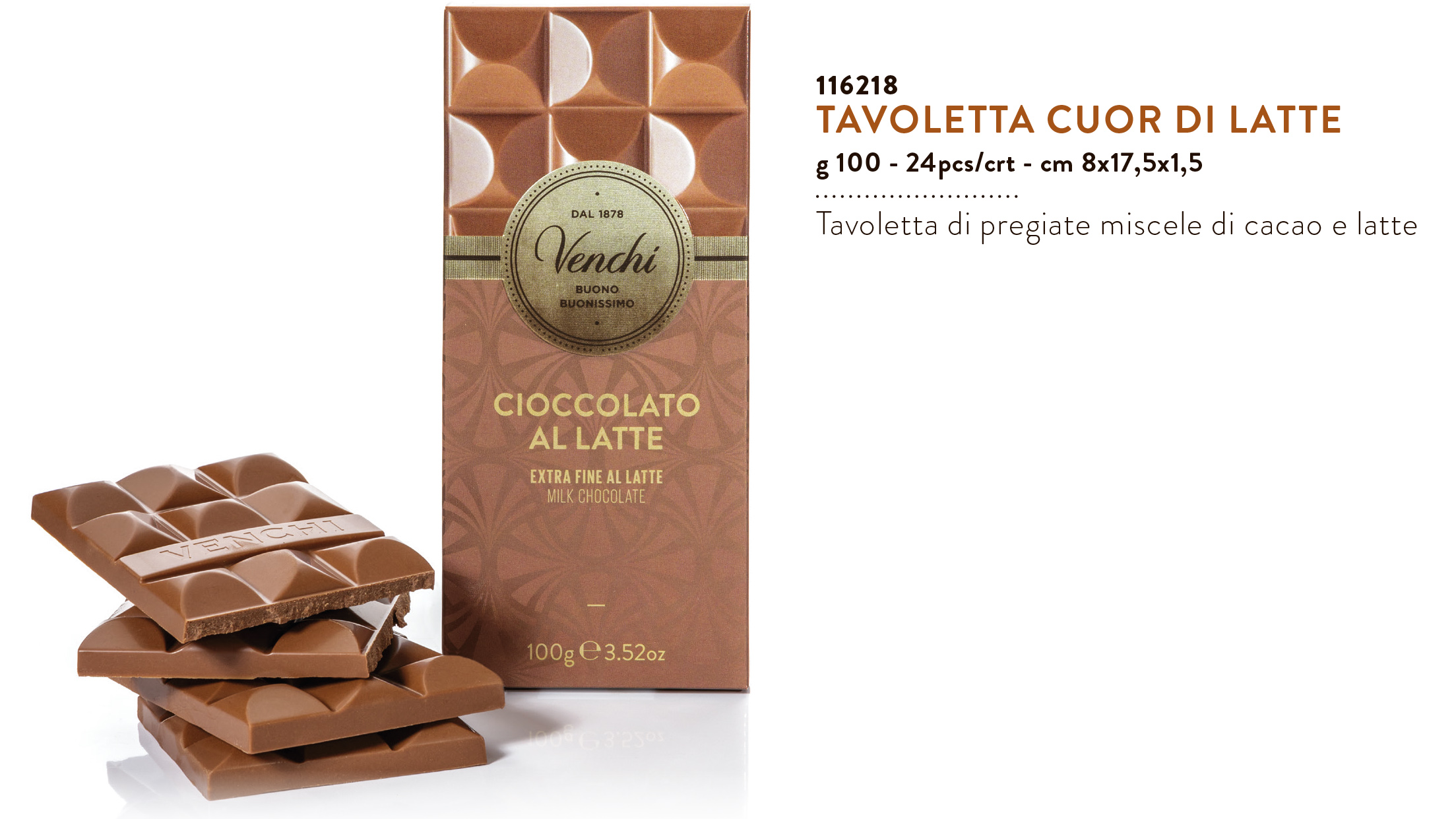 CIOCCOLATO AL LATTE VENCHI