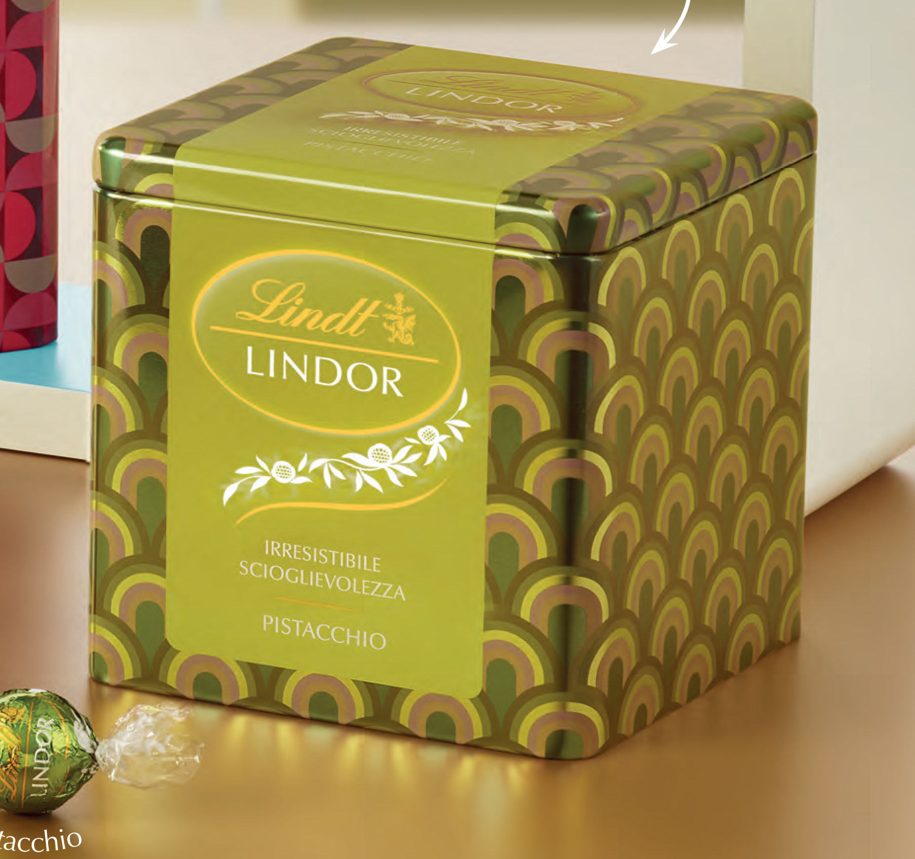 lindor scatola quadrata latta