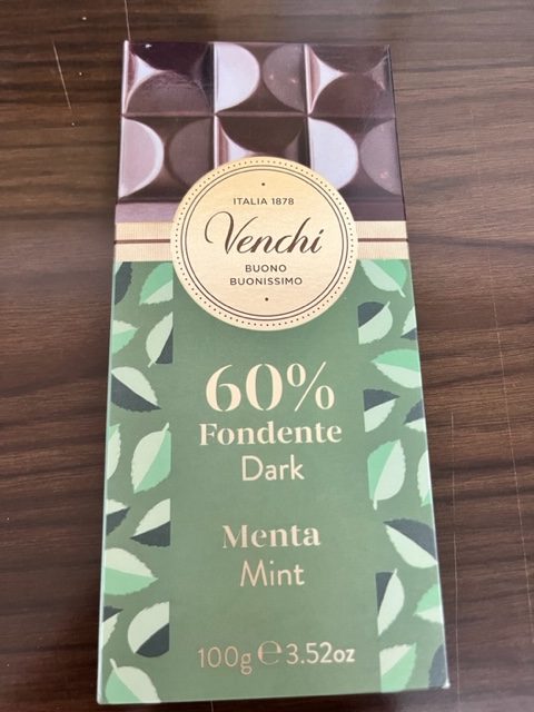 VENCHI TAVOLETTA 100 GR FONDENTE E MENTA