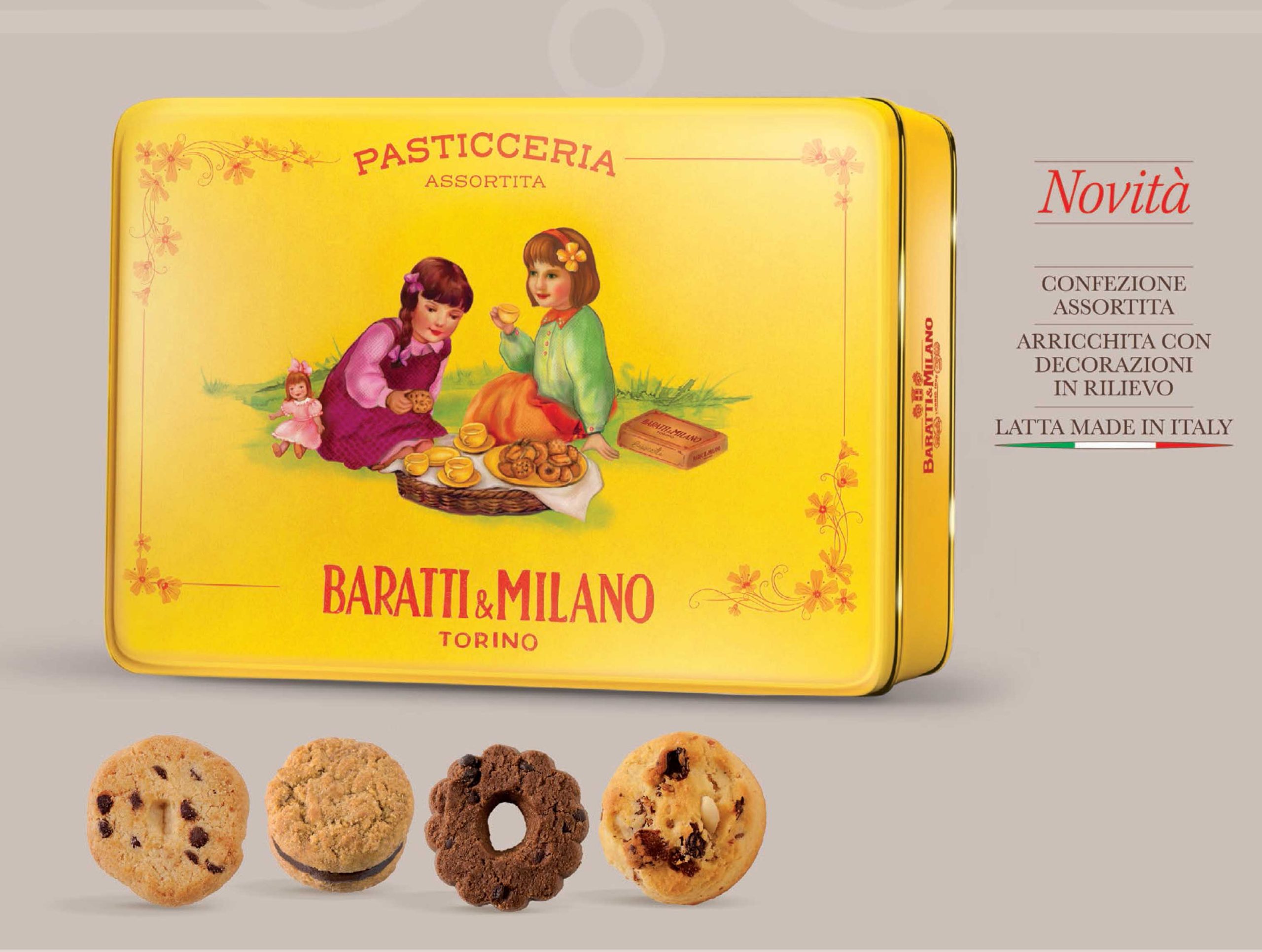 Baratti latta pasticceria da te assortita